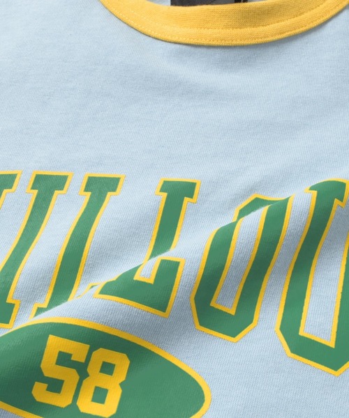 GLAZOS(グラソス)の「アソートカレッジプリントビッグ半袖Tシャツ(Tシャツ/カットソー・キッズ・サックスブルー/オートミール/ネイビー/グリーン・150cm/160cm/140cm/170cm)」の21枚目の写真