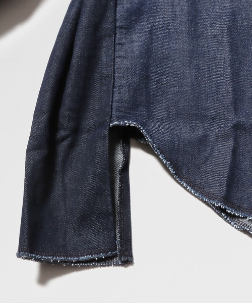 Wrangler（ラングラー）の「Wrangler/ラングラー 127MW WREMAKE デニムシャツ ウエスタン ダンガリーシャツ（シャツ/ブラウス・メンズ・インディゴブルー/ライトブルー/ブラック・XL/M/L/S）」の5枚目の写真