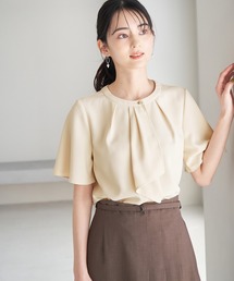 ROPE' PICNIC | ボウタイフウタックハーフスリーブブラウス(シャツ/ブラウス)