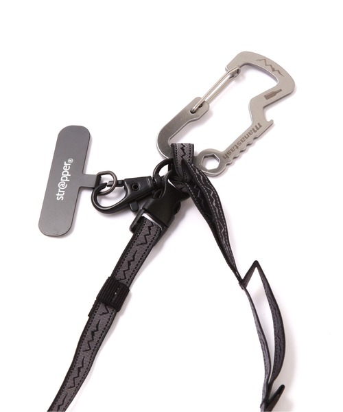 MANASTASH（マナスタッシュ）の「MANASTASH/マナスタッシュ/SMART PHONE STRAP 1.0（スマホグッズ・メンズ・ブラック・F）」の6枚目の写真