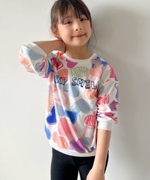 NESTA（ネスタ）の「ハート柄カラフルオーバースウェット（スウェット・キッズ）」