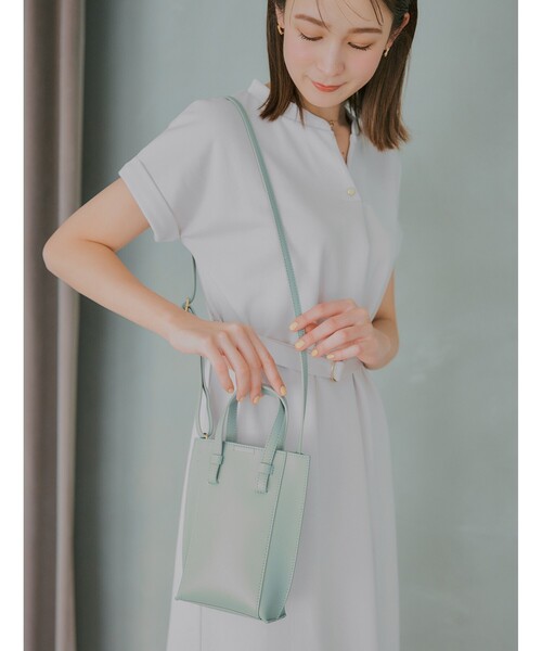 セレスタイト　4.1kg ーt691 index（インデックス）の「◇スキッパージャージワンピース【UV/接触冷