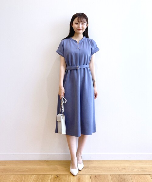 index（インデックス）の「◇スキッパージャージワンピース【UV