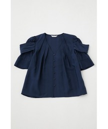 MOUSSY | DRAPE SLEEVE SHEER ブラウス(シャツ/ブラウス)