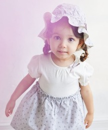 10mois | 【10mois(ディモワ)】 チェリーギンガムチューリップハット(ハット)