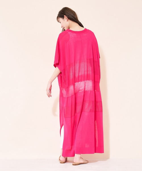 ADAWAS(アダワズ)の「【ADAWAS】ロングニットワンピース(ワンピース・レディース・PINK/ダークネイビー/チャコール・2)」の10枚目の写真