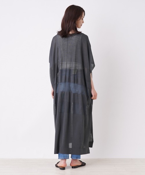 ADAWAS(アダワズ)の「【ADAWAS】ロングニットワンピース(ワンピース・レディース・PINK/ダークネイビー/チャコール・2)」の22枚目の写真