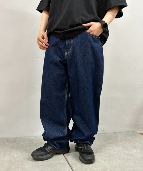 Sourcream（サワークリーム）の「【Sourcream/サワークリーム】スーパーワイドデニム（デニムパンツ・メンズ・ホワイト/インディゴブルー・32inch/34inch/36inch）」の14枚目の写真