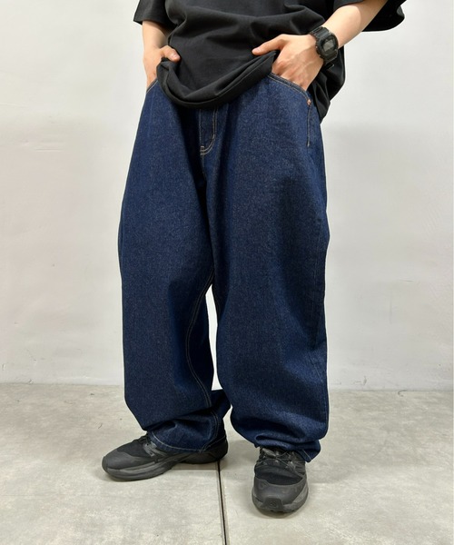 Sourcream（サワークリーム）の「【Sourcream/サワークリーム】スーパーワイドデニム（デニムパンツ・メンズ・ホワイト/インディゴブルー・32inch/34inch/36inch）」の8枚目の写真