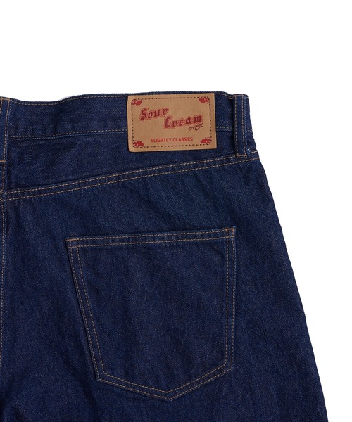 Sourcream（サワークリーム）の「【Sourcream/サワークリーム】スーパーワイドデニム（デニムパンツ・メンズ・ホワイト/インディゴブルー・32inch/34inch/36inch）」の9枚目の写真