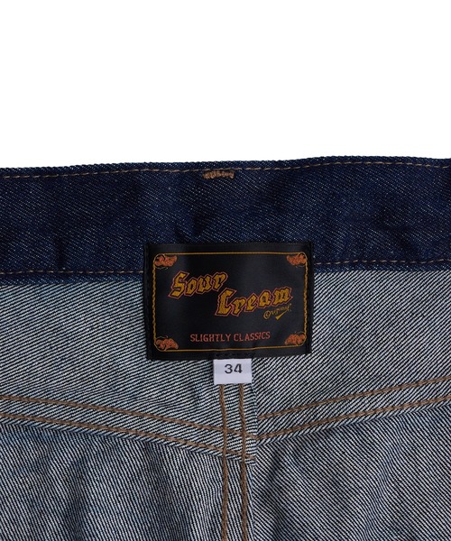 Sourcream（サワークリーム）の「【Sourcream/サワークリーム】スーパーワイドデニム（デニムパンツ・メンズ・ホワイト/インディゴブルー・32inch/34inch/36inch）」の6枚目の写真