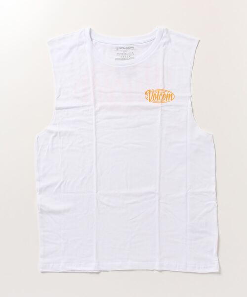 VOLCOM(ボルコム)の「VOLCOM/ボルコム CRUSHER TANK タンクトップ/ノースリーブ サーフィン AF452300(タンクトップ・メンズ・ホワイト/ブラック・M/L/XL)」の5枚目の写真
