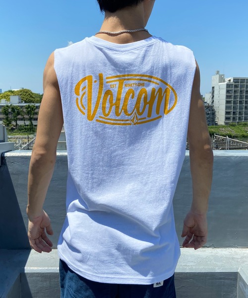 VOLCOM(ボルコム)の「VOLCOM/ボルコム CRUSHER TANK タンクトップ/ノースリーブ サーフィン AF452300(タンクトップ・メンズ・ホワイト/ブラック・M/L/XL)」の9枚目の写真