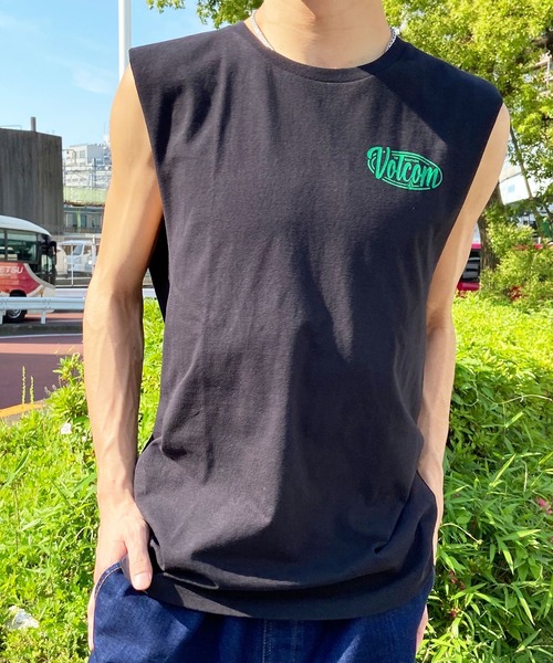 VOLCOM(ボルコム)の「VOLCOM/ボルコム CRUSHER TANK タンクトップ/ノースリーブ サーフィン AF452300(タンクトップ・メンズ・ホワイト/ブラック・M/L/XL)」の14枚目の写真