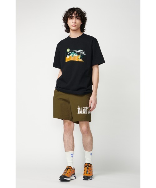 Not So Ape(ノットソーエイプ)の「Sunrise T-Shirt(Tシャツ/カットソー・メンズ・ブルー/グリーン/オフホワイト/ブラック・MEDIUM/LARGE/X-LARGE)」の1枚目の写真