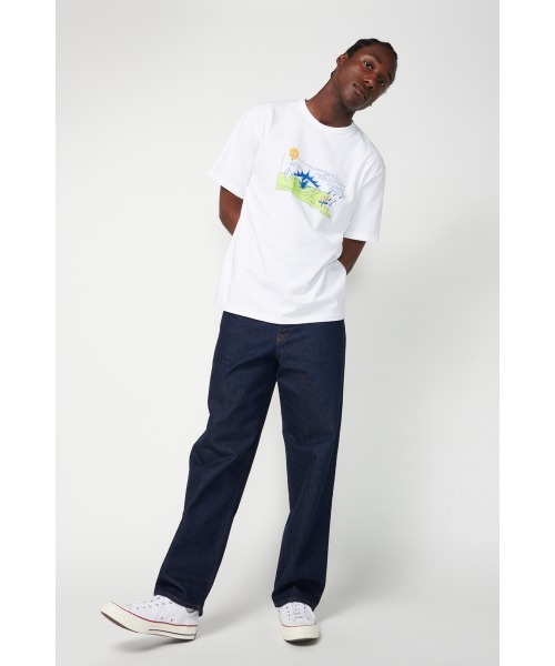 Not So Ape(ノットソーエイプ)の「Sunrise T-Shirt(Tシャツ/カットソー・メンズ・ブルー/グリーン/オフホワイト/ブラック・MEDIUM/LARGE/X-LARGE)」の11枚目の写真