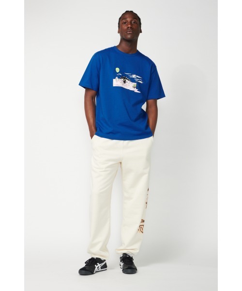 Not So Ape(ノットソーエイプ)の「Sunrise T-Shirt(Tシャツ/カットソー・メンズ・ブルー/グリーン/オフホワイト/ブラック・MEDIUM/LARGE/X-LARGE)」の6枚目の写真