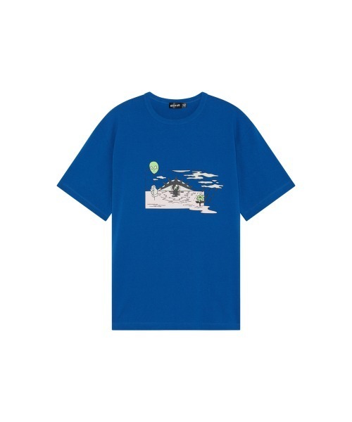 Not So Ape(ノットソーエイプ)の「Sunrise T-Shirt(Tシャツ/カットソー・メンズ・ブルー/グリーン/オフホワイト/ブラック・MEDIUM/LARGE/X-LARGE)」の10枚目の写真