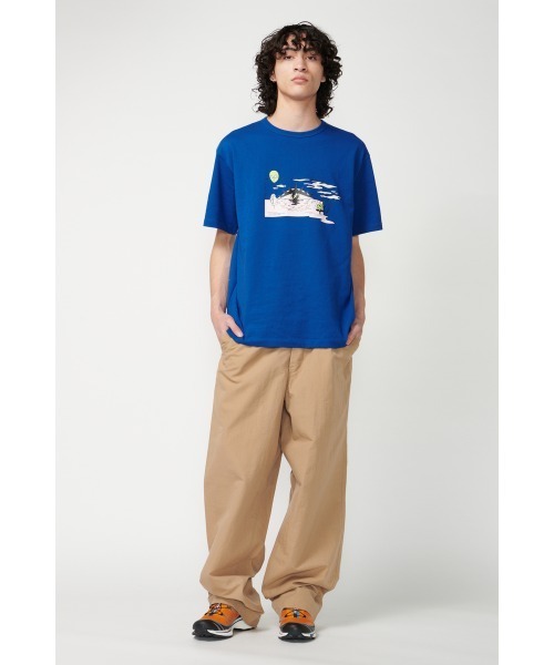 Not So Ape(ノットソーエイプ)の「Sunrise T-Shirt(Tシャツ/カットソー・メンズ・ブルー/グリーン/オフホワイト/ブラック・MEDIUM/LARGE/X-LARGE)」の9枚目の写真