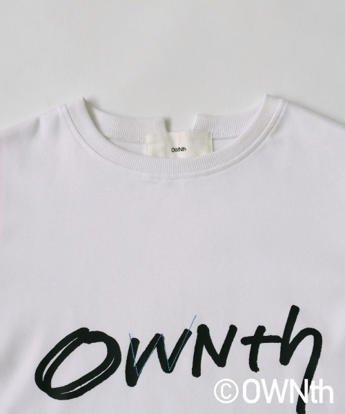 OWNth(オンス)の「綿100%ステッチロゴTシャツ(Tシャツ/カットソー・レディース・ホワイト/ブラック・S/M)」の17枚目の写真