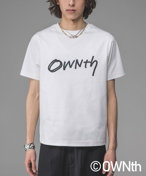 OWNth(オンス)の「綿100%ステッチロゴTシャツ(Tシャツ/カットソー・レディース・ホワイト/ブラック・S/M)」の19枚目の写真
