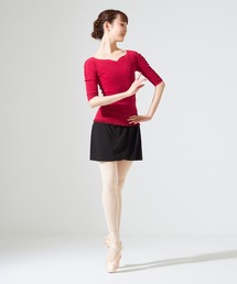 【Chacott 】ノーソーイングニット バレリーナネック Mサイズ／ネイビー NEWS -Romeo and Juliet- 新作ノーソーイングニットコレクション