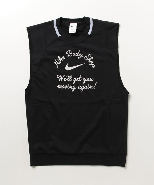 NIKE（ナイキ）の「ナイキ NIKE ナイキ DF DYE フリース S/L トップ（タンクトップ・メンズ・ブラック/ホワイト・LL/3L/M/L/S）」の2枚目の写真