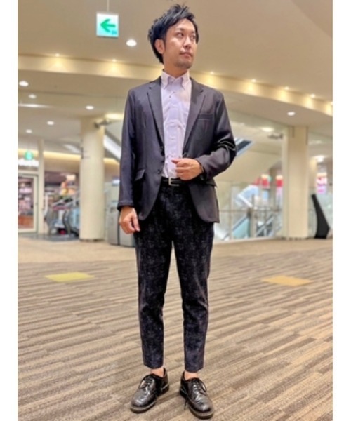 Perfect Suit FActory(パーフェクトスーツファクトリー)の「【サステナブル/上下ウォッシャブル】TOKYO RUN プチプラセットアップ パンツ チェック ネイビー(スラックス・メンズ・ネイビー・M/S/L/LL)」の10枚目の写真