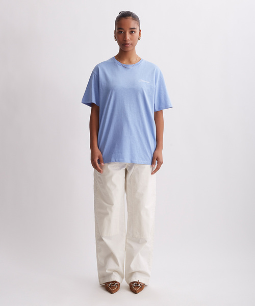 Saturdays NYC(サタデーズ ニューヨークシティ )の「Cotton Slub Script Ss Tee(Tシャツ/カットソー・メンズ・ベージュ/サックスブルー/ブラウン系その他2/オフホワイト・L/M/S/XL/X-SMALL)」の18枚目の写真