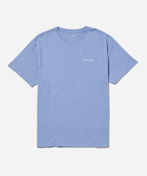 Saturdays NYC(サタデーズ ニューヨークシティ )の「Cotton Slub Script Ss Tee(Tシャツ/カットソー・メンズ・ベージュ/サックスブルー/ブラウン系その他2/オフホワイト・L/M/S/XL/X-SMALL)」の20枚目の写真