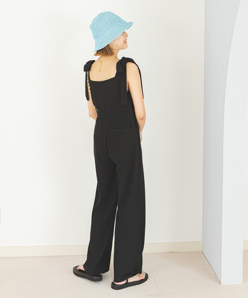 サロペット・オーバーオール・オールインワン spick & span Spick & Span（スピックアンドスパン）の「ブーケエンブロイ