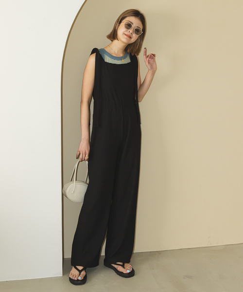 Spick & Span 新品未使用　サロペット　ブラック Spick & Span（スピックアンドスパン）の「ニットサロペット