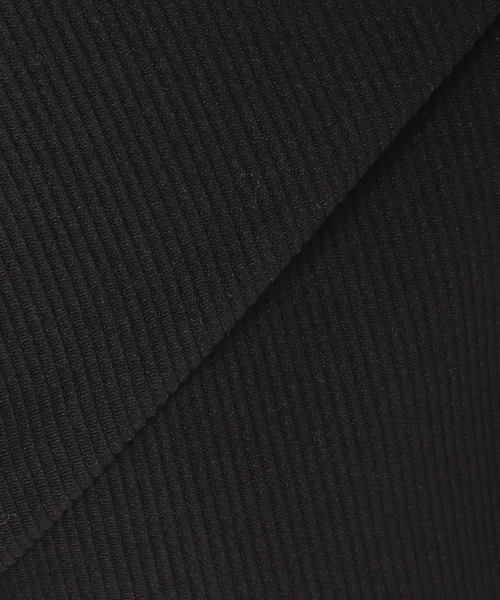 U by SPICK&SPAN（ユーバイスピックアンドスパン）の「リボンストレッチオールインワン（サロペット/オーバーオール・レディース・ホワイト/ブラック・FREE）」の5枚目の写真