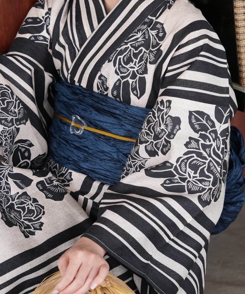 ✅新品＊ utatane ウタタネ ニコアンティーク 浴衣単品 選べる浴衣3点セット ニコアンティークオリジナルデザイン 国内染色