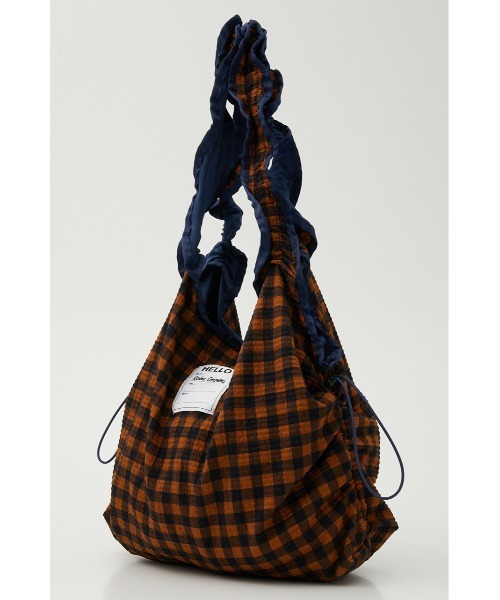 RODEO CROWNS WIDE BOWL(ロデオクラウンズワイドボウル)の「S/W FRILL HANDLE BAG(エコバッグ/サブバッグ・レディース・ブルー系その他3/ブルー系その他/ホワイト系その他・FREE)」の16枚目の写真