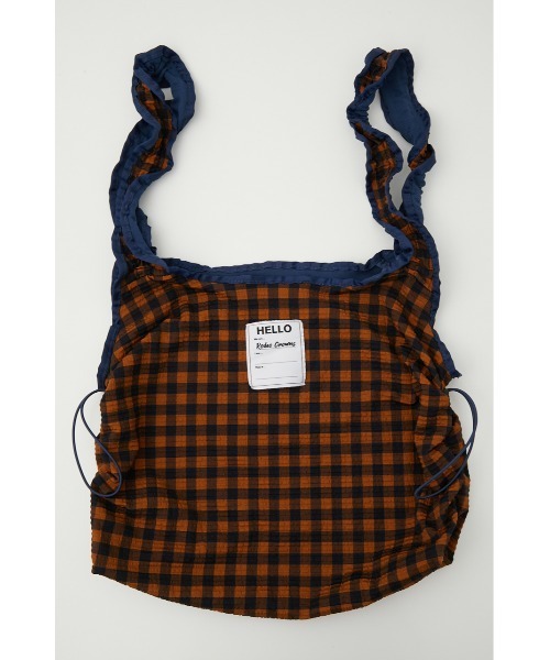 RODEO CROWNS WIDE BOWL(ロデオクラウンズワイドボウル)の「S/W FRILL HANDLE BAG(エコバッグ/サブバッグ・レディース・ブルー系その他3/ブルー系その他/ホワイト系その他・FREE)」の19枚目の写真