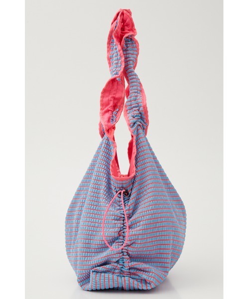 RODEO CROWNS WIDE BOWL(ロデオクラウンズワイドボウル)の「S/W FRILL HANDLE BAG(エコバッグ/サブバッグ・レディース・ブルー系その他3/ブルー系その他/ホワイト系その他・FREE)」の13枚目の写真
