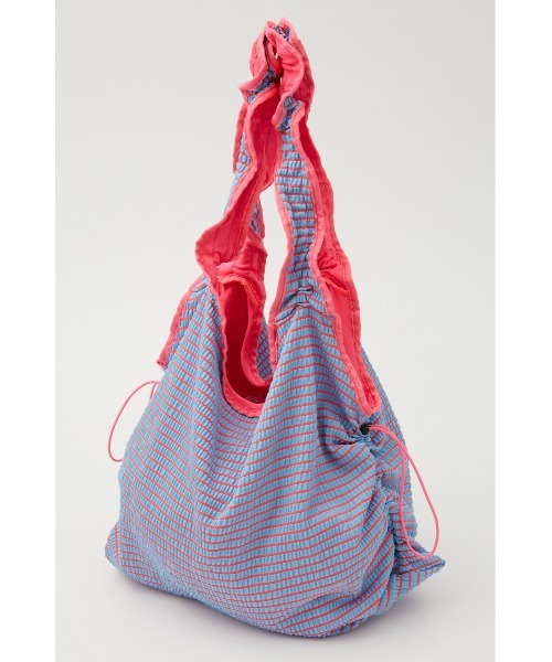 RODEO CROWNS WIDE BOWL(ロデオクラウンズワイドボウル)の「S/W FRILL HANDLE BAG(エコバッグ/サブバッグ・レディース・ブルー系その他3/ブルー系その他/ホワイト系その他・FREE)」の14枚目の写真