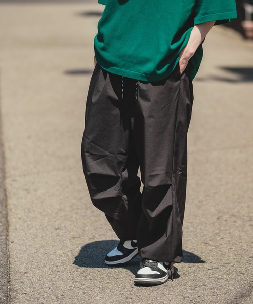 improves(インプローブス)の「【UAU】裏メッシュ 撥水 ワイドイージー パラシュートパンツ(その他パンツ・メンズ・カーキ/パープル/ブラック/ホワイト・LARGE/MEDIUM)」の14枚目の写真