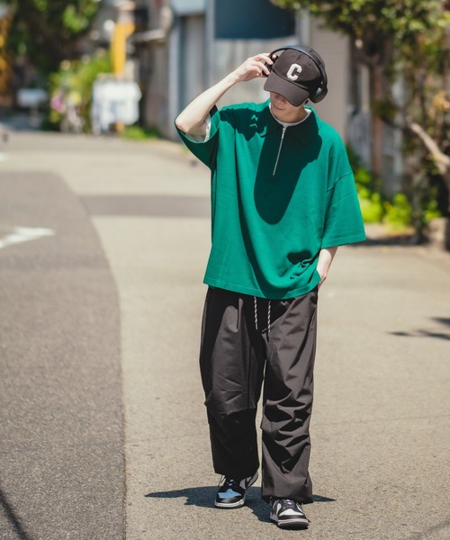 improves(インプローブス)の「【UAU】裏メッシュ 撥水 ワイドイージー パラシュートパンツ(その他パンツ・メンズ・カーキ/パープル/ブラック/ホワイト・LARGE/MEDIUM)」の15枚目の写真