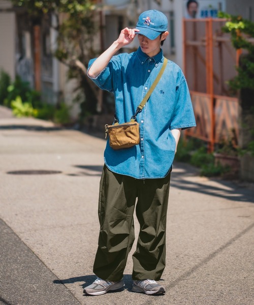 improves(インプローブス)の「【UAU】裏メッシュ 撥水 ワイドイージー パラシュートパンツ(その他パンツ・メンズ・カーキ/パープル/ブラック/ホワイト・LARGE/MEDIUM)」の20枚目の写真