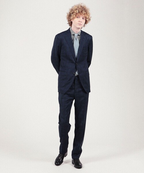 トゥモローランド 2B スーツ Super100’sウール シングルブレステッド セール】Super100'sウール シングルブレステッド2Bスーツ MARLANE