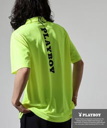 PLAYBOY 吸汗速乾ポロシャツ