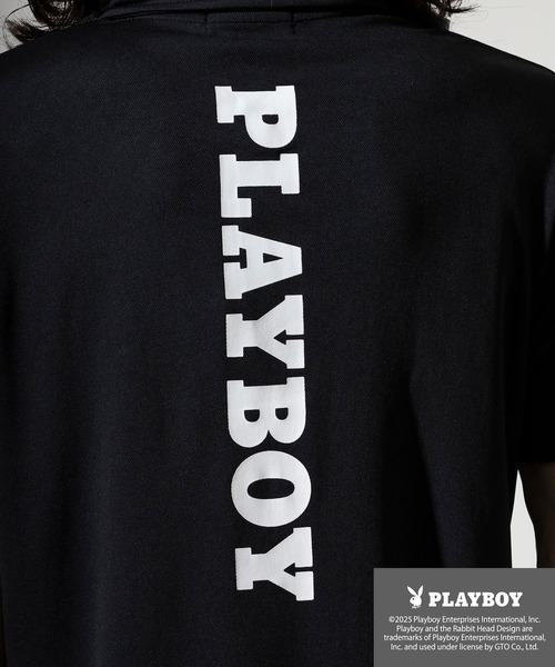 PLAYBOY（プレイボーイ）の「PLAYBOY 吸汗速乾ポロシャツ（ポロシャツ・メンズ・ブラック/イエロー/ホワイト・XL/M/L）」の8枚目の写真