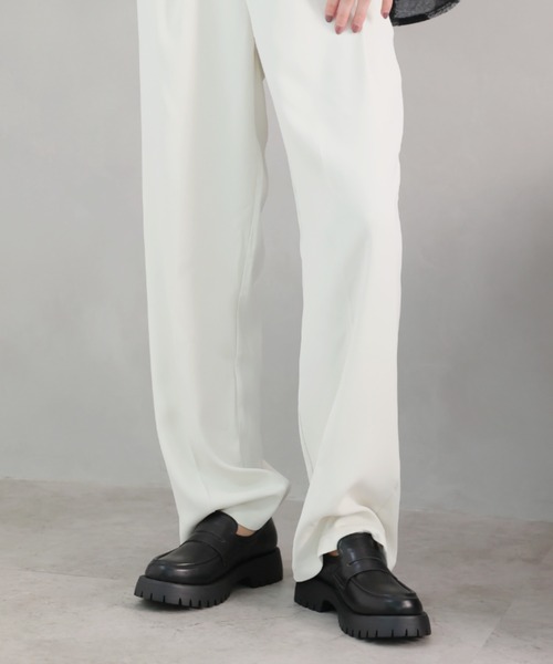 VIVIAN（ヴィヴィアン）の「厚底ラウンドトゥコインローファー（ローファー・レディース・ダークブラウン/ブラック・S/M/L/LL）」の16枚目の写真