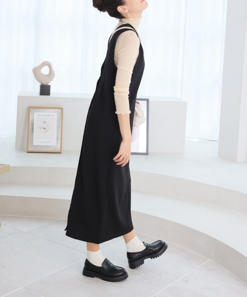 VIVIAN（ヴィヴィアン）の「厚底ラウンドトゥコインローファー（ローファー・レディース・ダークブラウン/ブラック・S/M/L/LL）」の4枚目の写真