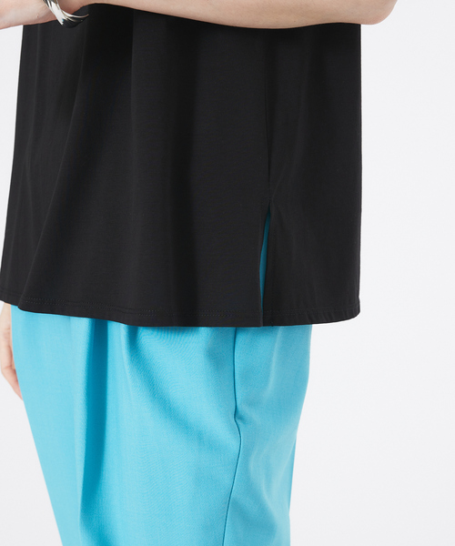 abahouse mavie（アバハウスマヴィ）の「【接触冷感】マルチWAYケーププルオーバー（Tシャツ/カットソー・レディース・ダークオレンジ/ホワイト/ブラック/ダークグリーン・フリー）」の20枚目の写真