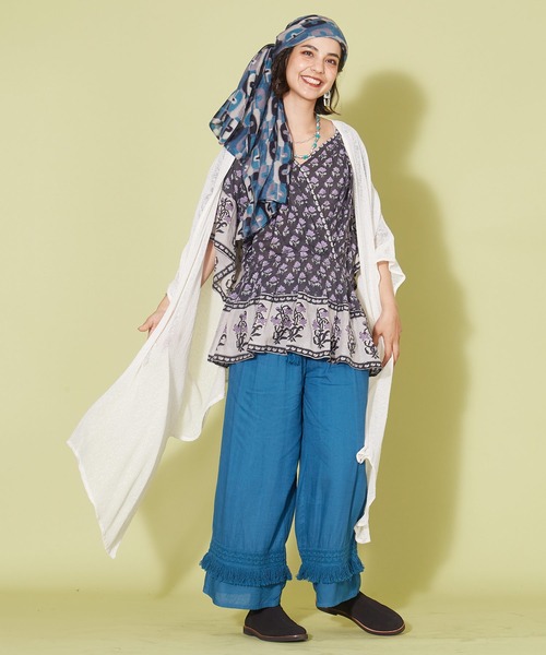 チャイハネ(チャイハネ)の「【チャイハネ】アイーシュカシュクール風トップス(その他トップス・レディース・ブルー/グレー/グリーン/ベージュ・FREE)」の15枚目の写真