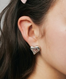 whim（ウィム）の「Heart Stone Pierce（ピアス（両耳用））」