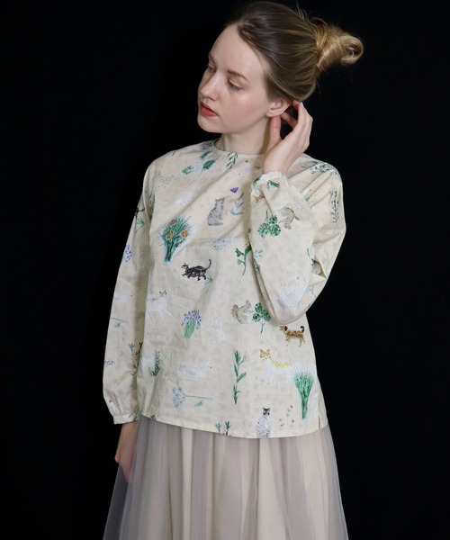 haupia（ハウピア）の「暮らしのうつわと君 【 ブラウス 】（シャツ  